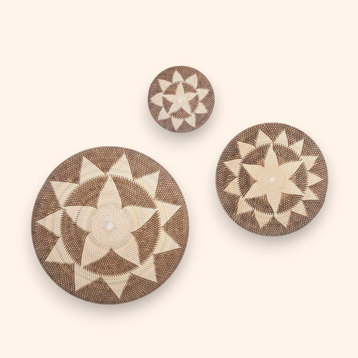 Rattan Wanddeko in verschiedene Größen